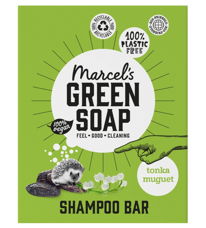 Marcels Green Soap | Shampoo Haarzeep Blok  Tonka & Muguet / LAATSTE