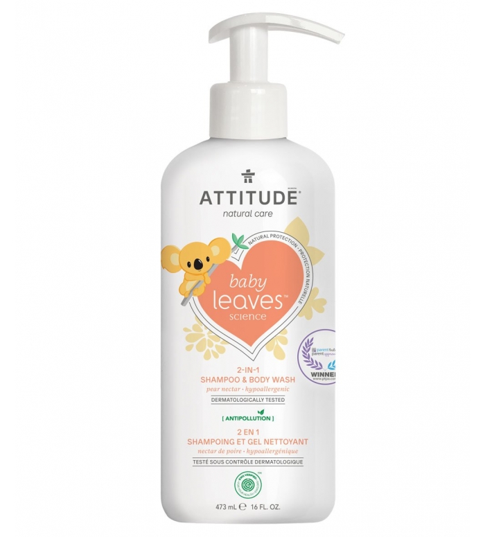 Attitude  | BabyLeaves 2-in1 Shampoo Bodywash Perennectar