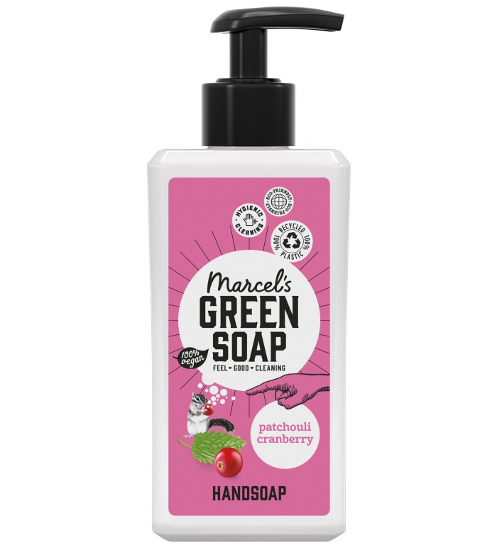 Marcels Green Soap | Handzeep Patchouli & Cranberry
