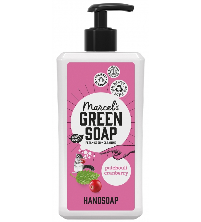 Marcels Green Soap | Handzeep Patchouli & Cranberry
